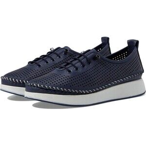 Spring Step Eastwood Women's 5.5-6 Blue Leather Slip On Casual Shoes ZOGG1475